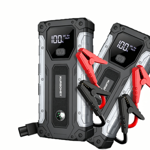 Démarreur de batterie compact et léger 12V 5400-10000mAh, Power Bank et booster de batterie de voiture pour urgences routières - Product Image 1