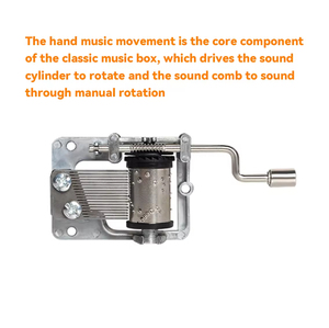 Mécanisme de boîte à musique à manivelle personnalisée en gros, <span class=keywords><strong>mouvement</strong></span> de boîte à musique en métal - Product Image 6