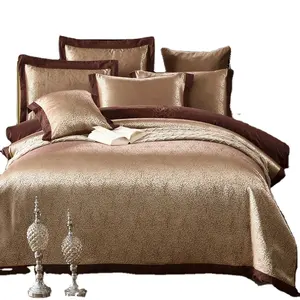 2020 New King Size Comforter Duvet Cover Cotton Embroidered Jacquard Bedding Set