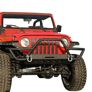 <span class=keywords><strong>Paraurti</strong></span> anteriore in acciaio per parti <span class=keywords><strong>Aftermarket</strong></span> fuoristrada 4x4 più recente con anelli a D per protezione <span class=keywords><strong>paraurti</strong></span> anteriore TJ per Wrangler YJ 87-06 - Product Image 5