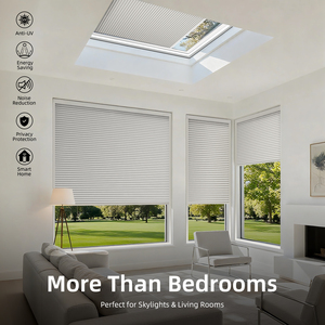 Persianas Inteligentes Motorizadas ZSTARR para Claraboyas, Tipo Panal, Compatibles con WiFi, Alexa y Google, Alimentadas por Panel Solar, para Ventanas Inclinadas - Product Image 4