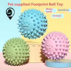 TPR Jouets pour animaux de compagnie Chien <span class=keywords><strong>Chiot</strong></span> Fournitures <span class=keywords><strong>Amazon</strong></span> Hot Model Toy Balls pour chat Chien Dents Meulage Résistance À Mâcher Soulager L'ennui - Product Image 4