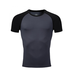 Outdoor Training and Fitness Quick Drying Plain Tshirt for Printing Tshirts Wholesale Tshirts for <b>Men</b> - Product Image 2