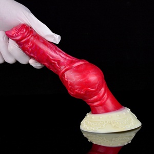 Precio de Fábrica, el Último Modelo de Dildo de Silicona con Forma de Pene Grande, Dispositivo de Masturbación Femenina con Forma de Animal, Juguete Sexual - Product Image 5