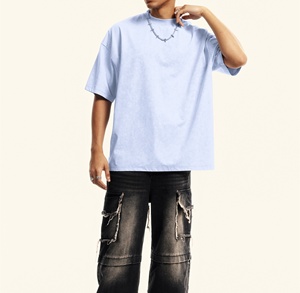 เสื้อยืดแขนสั้นยาวพิมพ์ลายสีพื้นเสื้อยืดผ้าฝ้าย100% สั่งเป็นจำนวนมากสั่งตรงจากจีน - Product Image 4