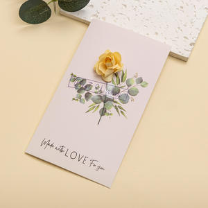 การ์ดอวยพรที่เขียนด้วยลายมือสำหรับวันเทพธิดา3D บัตรอวยพรป๊อปอัปสำหรับ<span class=keywords><strong>การ์ตูน</strong></span>ขายขอบคุณดอกไม้ - Product Image 2