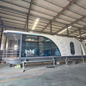 Casa Capsula Prefabbricata con Struttura in Acciaio Rotonda Galleggiante, Alimentata a Energia Solare, Soluzione Abitativa Ecologica e Portatile per Esterni - Product Image 2