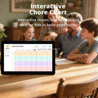Synchronisation automatique Google multi-calendriers affichage intelligent 15.6 ''IPS Android WiFi écran tactile calendriers numériques
