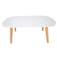 Ariannne Mobilier de salle à manger moderne de forme ovale en bois massif prêt à assembler Fournisseur vietnamien avec service OEM ODM