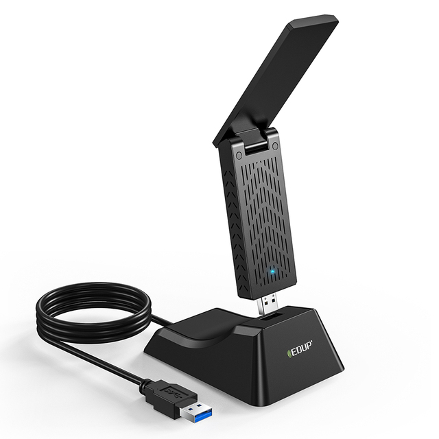 EDUP Upgrade AX1800 Wifi6 USB Adapter USB3.0 Wifi Network Adapter 1800Mbps Gaming Wifi Adapter With Dual Band