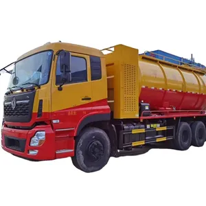 Sử dụng rộng rãi 5cbm nước thải hút xe tải bơm chân không nước thải xe tải 4x2 bể tự hoại xe
