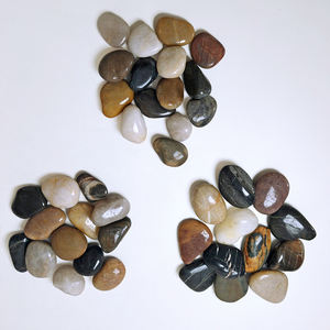 Ciottoli di Pietra Naturale Levigati e Lucidati Multicolore per Acquari e Decorazioni Paesaggistiche Esterne, Ecologici e Durevoli - Product Image 4