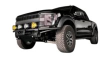 Pare-chocs avant sablée, pare-chocs avant de course à gros tubes, barre de protection simple compatible avec Ford Raptor F150 2022-2023