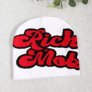 Nuevo Gorro de Punto Acrílico 100% de Alta Calidad, Gorros de Mujer con Tejido Jacquard en Toda la Superficie - Product Image 6