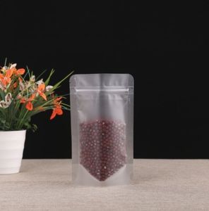 Sacs d'emballage alimentaire transparents refermables en PE laminé avec fermeture éclair, personnalisables avec logo, faible MOQ, pour lait, qualité alimentaire, recyclables - Product Image 4