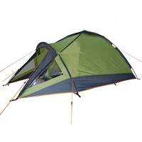 Tente de camping familiale imperméable trois saisons, 3 personnes, double couche, une chambre, un salon, pliable, grande tente d'extérieur