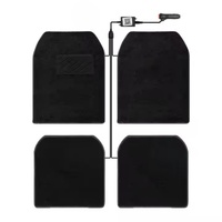 Ciel étoilé lumières LED tapis de voiture 12V alimentation USB universelle tapis en plastique dur à fibre optique pour voiture à fibre optique au sol arrière
