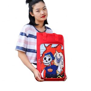 Fábrica BSCI, bolsa de baquetas con diseño de dibujos animados personalizada, para 12 juegos de baquetas. - Product Image 1