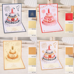 Biglietto d'<span class=keywords><strong>Auguri</strong></span> 3D Pop-up di Lusso per Compleanno, Regalo di Compleanno per Decorazione Torte e <span class=keywords><strong>Auguri</strong></span> - Product Image 4