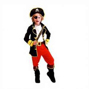 Costumes de pirates pour Halloween, fête costumée, garçons, filles, cosplay, costumes de pirates, costumes de marin, déguisements - Product Image 5