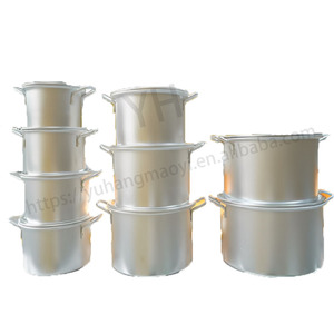 Ensemble de casseroles en aluminium de grande capacité 20/21/23/25/27/30/32/35/38 cm, <span class=keywords><strong>9</strong></span> casseroles avec poignée et couvercle, ensemble de casseroles en fonte, casserole à soupe - Product Image 6
