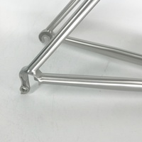 Cadre de vélo de route en titane avec tube de direction intégré et patins de roue interchangeables Cadre de vélo en titane fabriqué par Waltly OEM