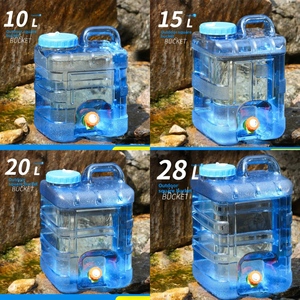 20L Durable Écologique Étanche Camping En Plein Air Cuisson Pique-Nique BBQ Mince Bouteille D'<span class=keywords><strong>eau</strong></span> En Plastique Robinet pour <span class=keywords><strong>Eau</strong></span> <span class=keywords><strong>Potable</strong></span> Claire - Product Image 6