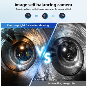 Câble de 9mm de diamètre 200m <span class=keywords><strong>Caméra</strong></span> d'inspection d'endoscope de pipeline industriel 512Hz 10 pouces - Product Image 3