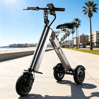 Trottinette électrique pliable pour adultes à 3 roues