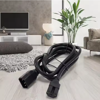Câble d'alimentation IEC 320 C14 vers C15 14AWG 250V / Câble de raccordement haute température, Cordon d'alimentation pour serveur / PDU UPS pour centre de données et rack réseau