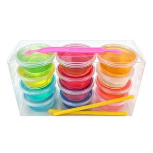 Kit de slime magique en cristal 6 couleurs en gros, pâte moelleuse DIY, jouets anti-stress pour enfants, cadeau de fête - Product Image 3