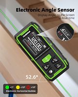 Huepar BLM-60G 393Ft Mesure Laser Professionnelle Distancemètre Bluetooth Avec Écran LCD