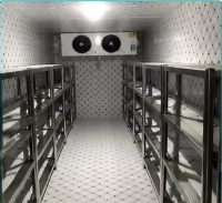 Chambre froide commerciale pour supermarché, chambre froide de plain-pied pour la réfrigération des aliments frais