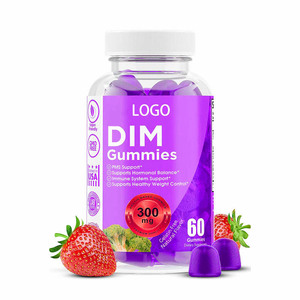 Complément alimentaire pour soulager la ménopause, gommes DIM avec extrait de Dong <span class=keywords><strong>Quai</strong></span> et de brocoli, gommes contre l'acné - Product Image 2