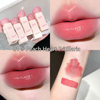 Brillant à lèvres clair et hydratant finition miroir, brillant à lèvres de maquillage blanc et longue durée étudiant fête bouche rouge couleur des lèvres