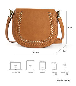 Gran oferta, bolso de moda para mujer, bolsos de mensajero grandes, bolso informal con cremallera forrada Toile - Product Image 6