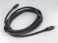 Câble USB Type-C 3.2 Gen2 240W 20 Gbps en nylon de 1 mètre, compatible avec divers appareils mobiles Type-C