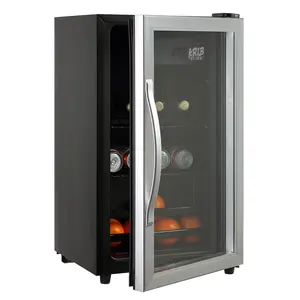 Réfrigérateur mini-bar 180L SL-<span class=keywords><strong>180</strong></span> en acier, avec condenseur externe ou intégré, porte simple transparente, vente en gros - Product Image 3