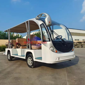 Autobús Turístico Nuevo Estilo, Autobús Azul Grande con Puerta, Clásico y Moderno, Autobús Turístico para 17 Pasajeros, Gran Venta - Product Image 4