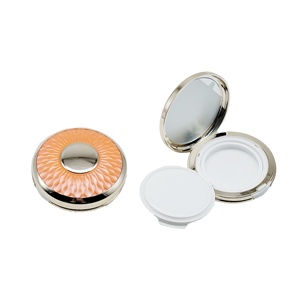 Nouveau 15g coque ronde coussin d'air étui correcteur BB crème fond de teint liquide étui vide flip <span class=keywords><strong>top</strong></span> poudre gâteau étui avec miroir - Product Image 1