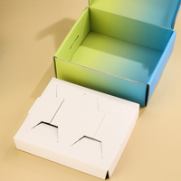 Boîte d'expédition en carton ondulé personnalisée avec impression dégradée couleur pour suppléments de santé, cosmétiques et cadeaux