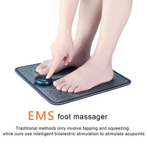 Mesin pijat betis kaki lipat, tikar pemijat kaki elektrik syaraf, pereda nyeri - Product Image 2