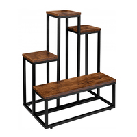 Support à plantes multi-niveaux moderne en fer, étagère à fleurs durable, grande étagère d'angle pour plantes, pour la maison, le balcon et le jardin