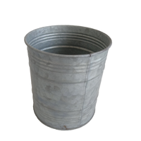 Vente en gros Offre Spéciale pot en fer argenté vintage pot de stockage de pot de bougie de café et de thé