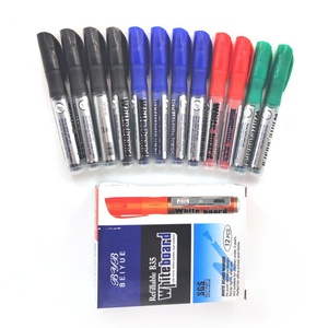 Marcadores de Pizarra Blanca de Borrado en Seco, Coloridos y Recargables, de Plástico con Tinta Roja y Negra para Uso Escolar, Venta al Por Mayor de Fábrica - Product Image 6