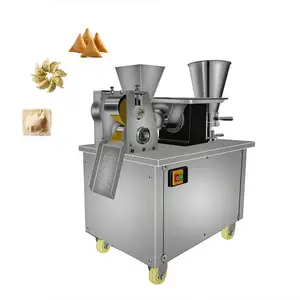 double hopper meat baozi fried forming machine / Vegetable stuffing pie pressing machine / stuffed pastry making machine