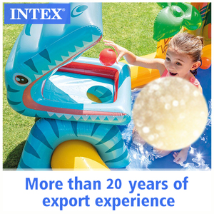 INTEX 57444 Sue piscine gonflable pour enfants maison bébé <span class=keywords><strong>pataugeoire</strong></span> <span class=keywords><strong>toboggan</strong></span> étang de pulvérisation épaissi océan piscine à balles - Product Image 6
