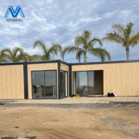 Casa Contenedor Modular Prefabricada de Lujo de 20 pies/40 pies, Fácil de Montar, con Jardín, de Acero, 2 Dormitorios, con Energía Solar