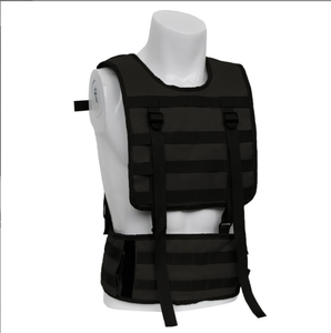 DFH815 Green <b>Black</b> Camouflage Sports Field Training Cosplay Battle Belts <b>Harness</b> Shoulder Straps Padded Tactical Best - Product Image 3