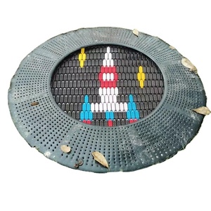 <span class=keywords><strong>Trampoline</strong></span> enterré au sol avec logo OEM, design coloré personnalisé pour parc extérieur - Product Image 1